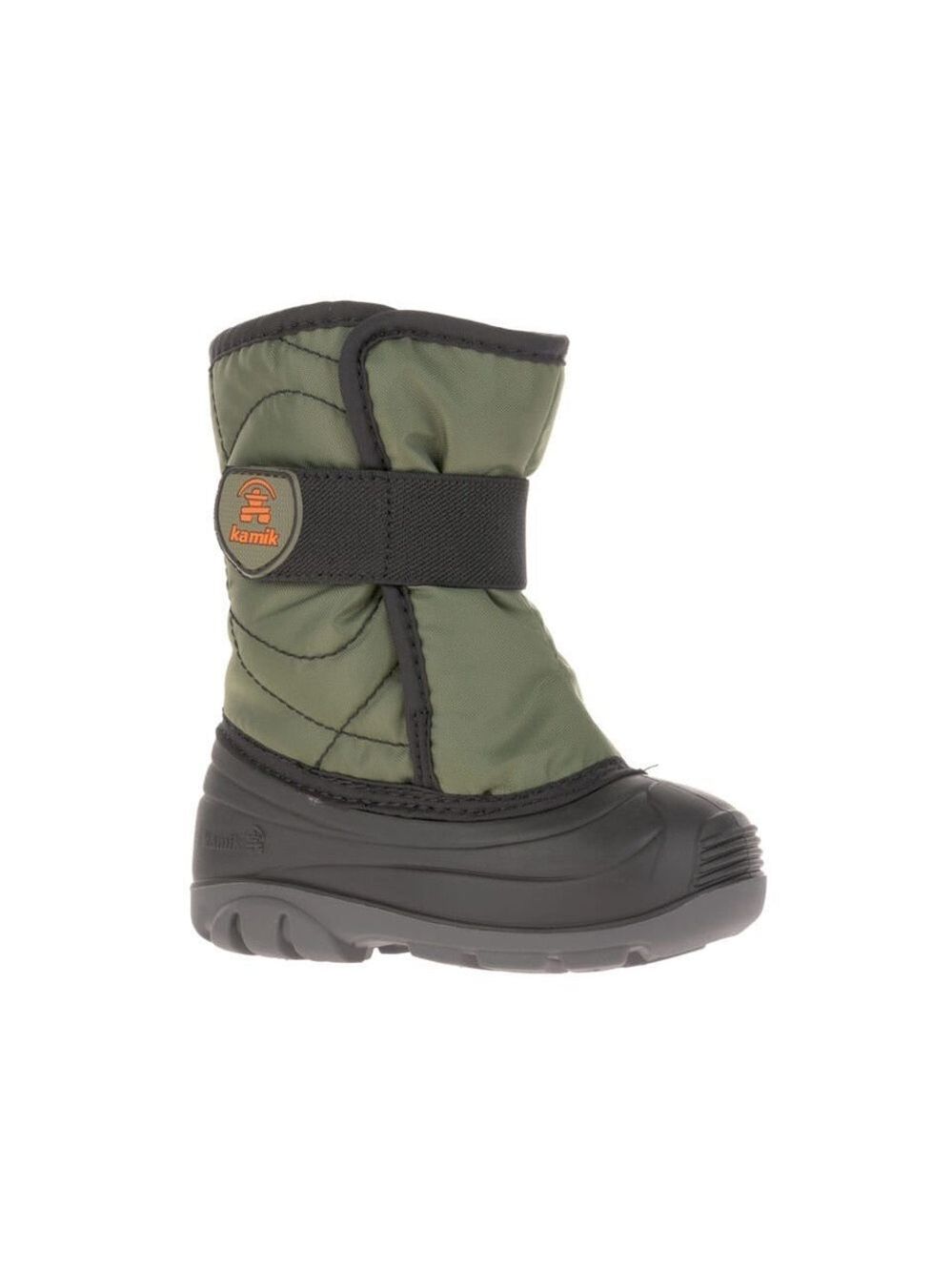Size 10 Kids Kamik Kids Green and Black Snow Boots